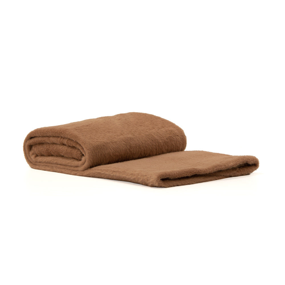 Jennifer Adams Embrace Throw Almond 50x70 Faux Fur Blanket