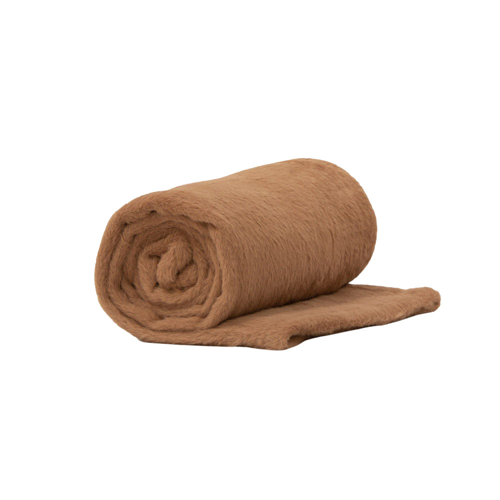 Jennifer Adams Embrace Throw Almond 50x70 Faux Fur Blanket